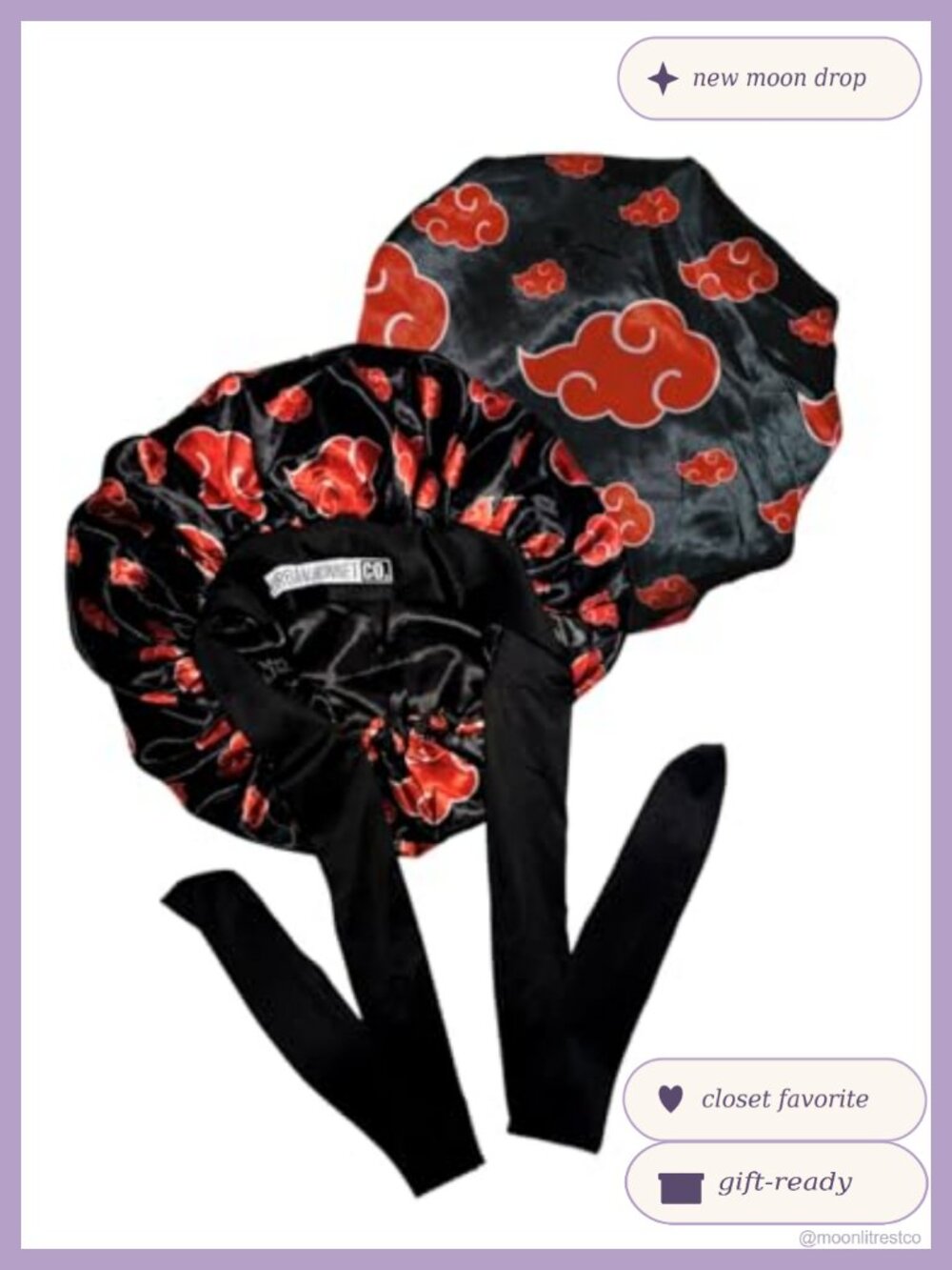 Non Slip Satin Bonnet Silk Sleep Cap for Curly Hair Locs Braids Waves